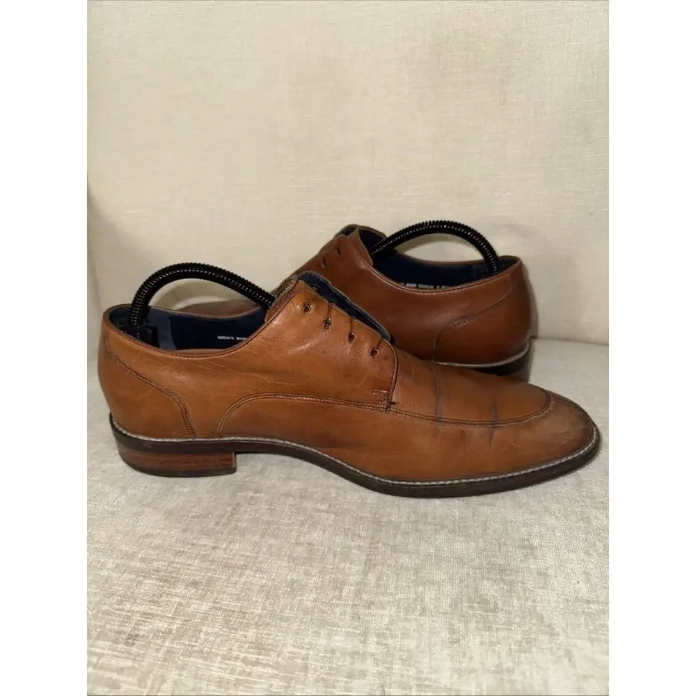 Cole Haan Leather Oxford Shoes Mens Size 9.5 No Laces